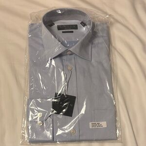 Men's Classic Blue Dress Shirt